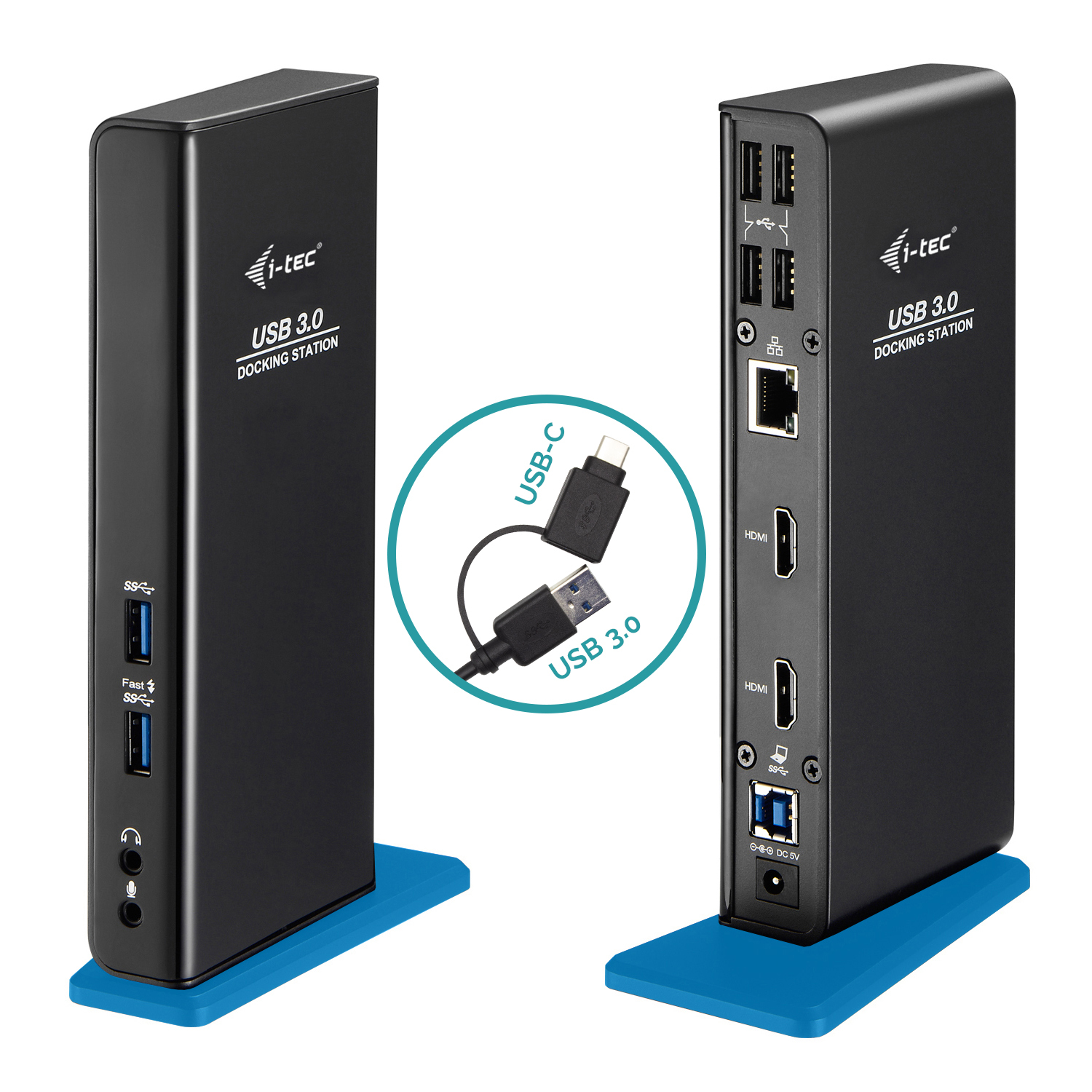 I-TEC DOCKING STATION USB 3.0/USB-C DUAL HDMI U3DUALHDMIDOCK