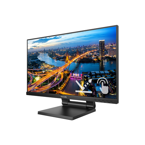 PHILIPS MONITOR TOUCH 23,8 LED IPS 16:9 FHD 4MS 250 CDM, VGA/DP/HDMI, PIVOT, MULTIMEDIALE 242B1TC