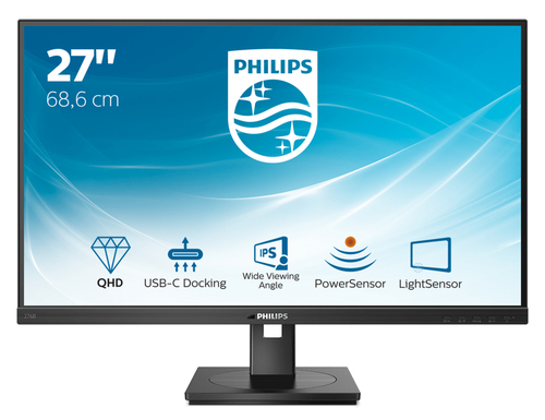 Philips 27 IPS USB-C DOCKING 2560*1440, 75 HZ, 350CD/M2 276B1/00