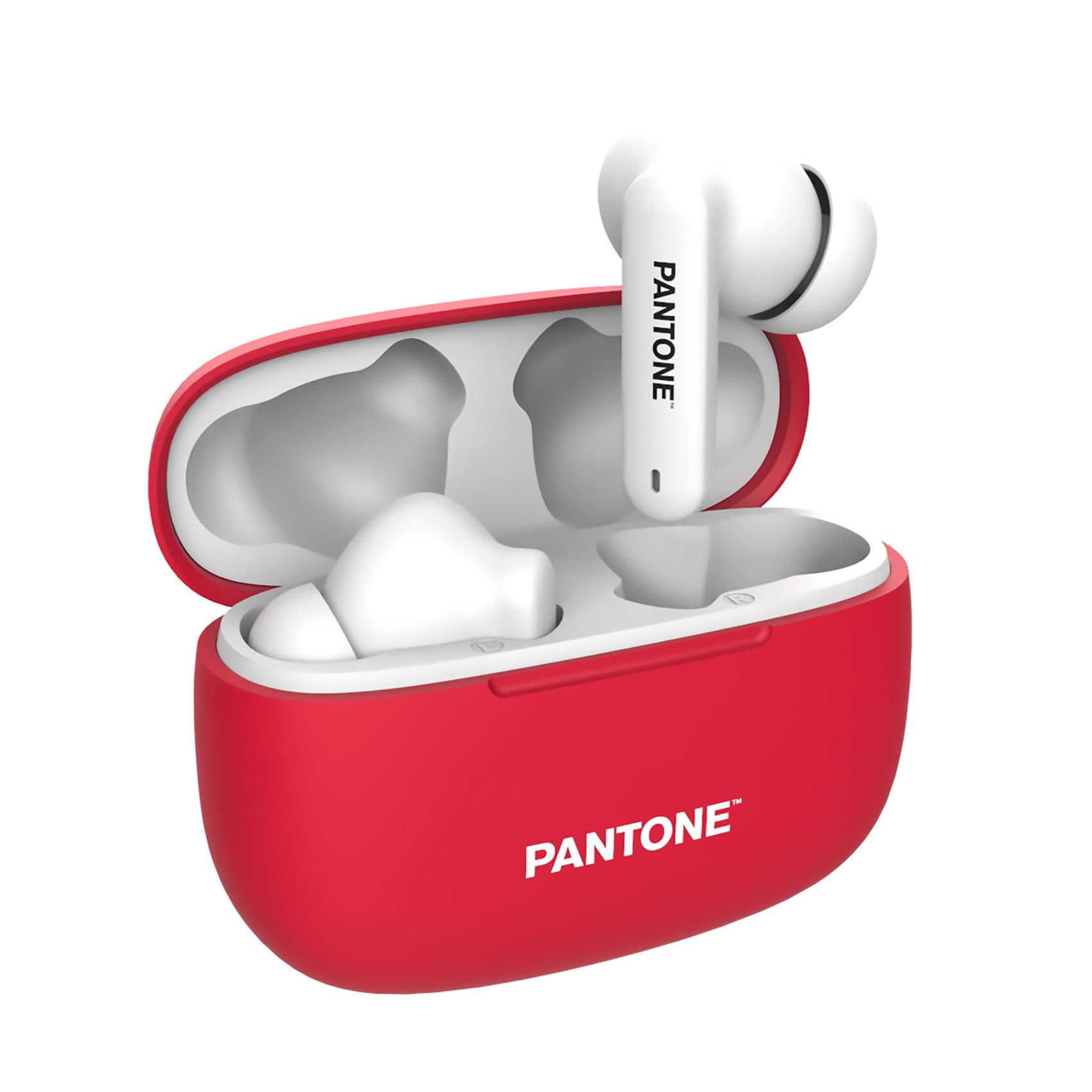 PANTONE TRUE WIRELESS IN EAR RED PT-TWS008R1