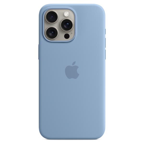 Image of APPLE IPHONE 15 PROMAX SI CASE WINTER BLU MT1Y3ZM/A