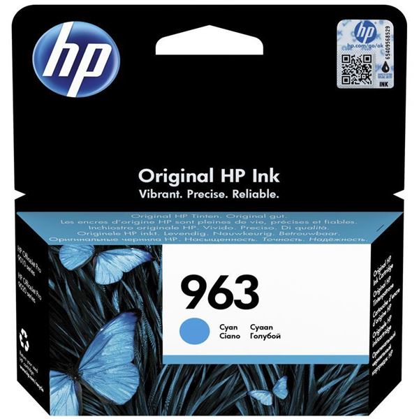 HP 963 CIANO ORIGINAL INK CARTRIDGE 3JA23AE#BGX