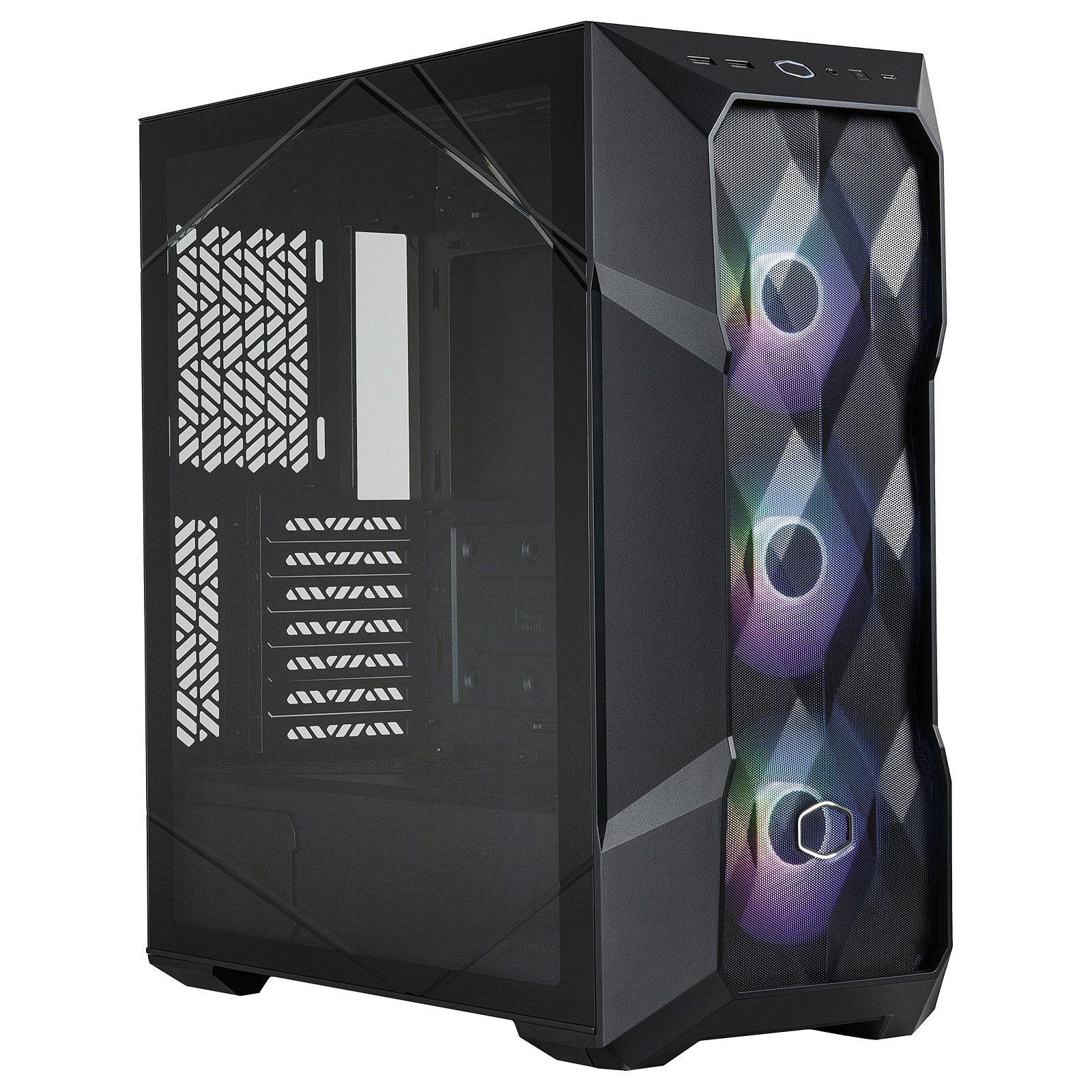 COOLER MASTER CASE MASTERBOX TD500 MESH V2 BLACK- SIDE-PANEL - CABINET GAMING - MID-TOWER - MICRO-AT TD500V2-KGNN-S00