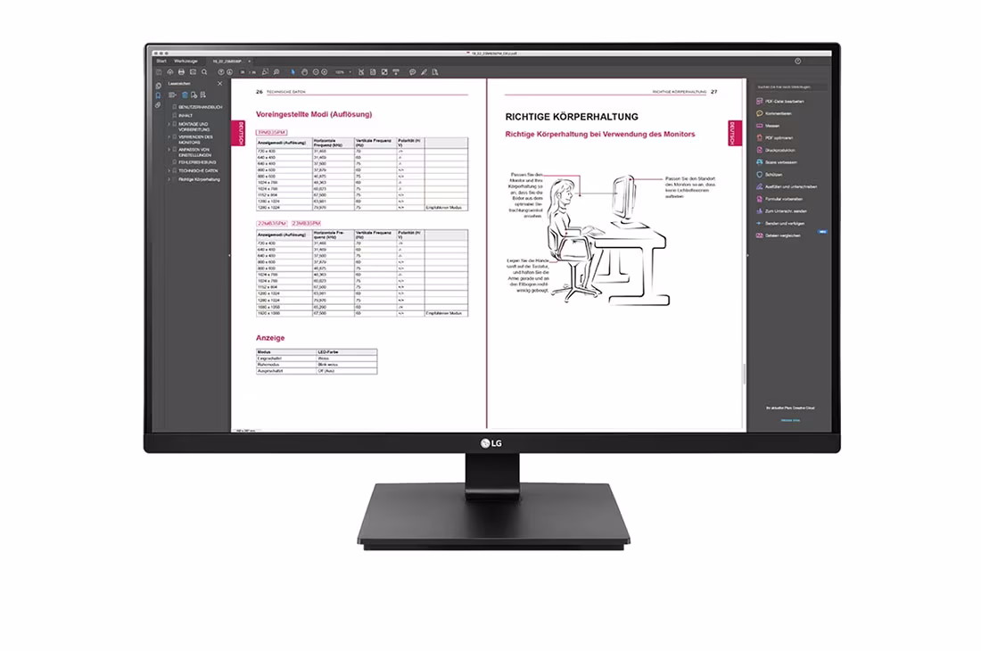 LG MONITOR 27 LED IPS 2560x1440 16:9 5MS 350 CDM, PIVOT, DP/HDMI, MULTIMEDIALE 27BN65QP-B.AEU