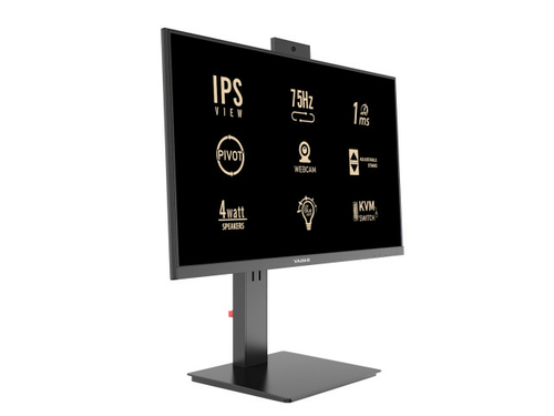 YASHI MONITOR 24 LED IPS 16:9 FHD 1MS 300 CDM, WEBCAM, VGA/DP/HDMI, PIVOT, MULTIMEDIALE YZ2492