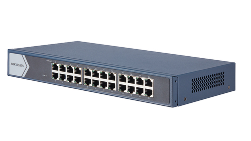 HIKVISION SWITCH 24 PORT GIGABIT UNMANAGED SWITCH 24 GIGABIT RJ45 PORTS, 19-INCH RACK-MOUNTABLE STE 301801290