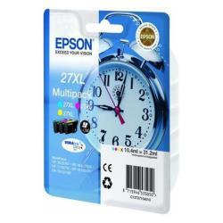 EPSON MULTIPACK SVEGLIA 27XL 3CART COLORI C13T27154012