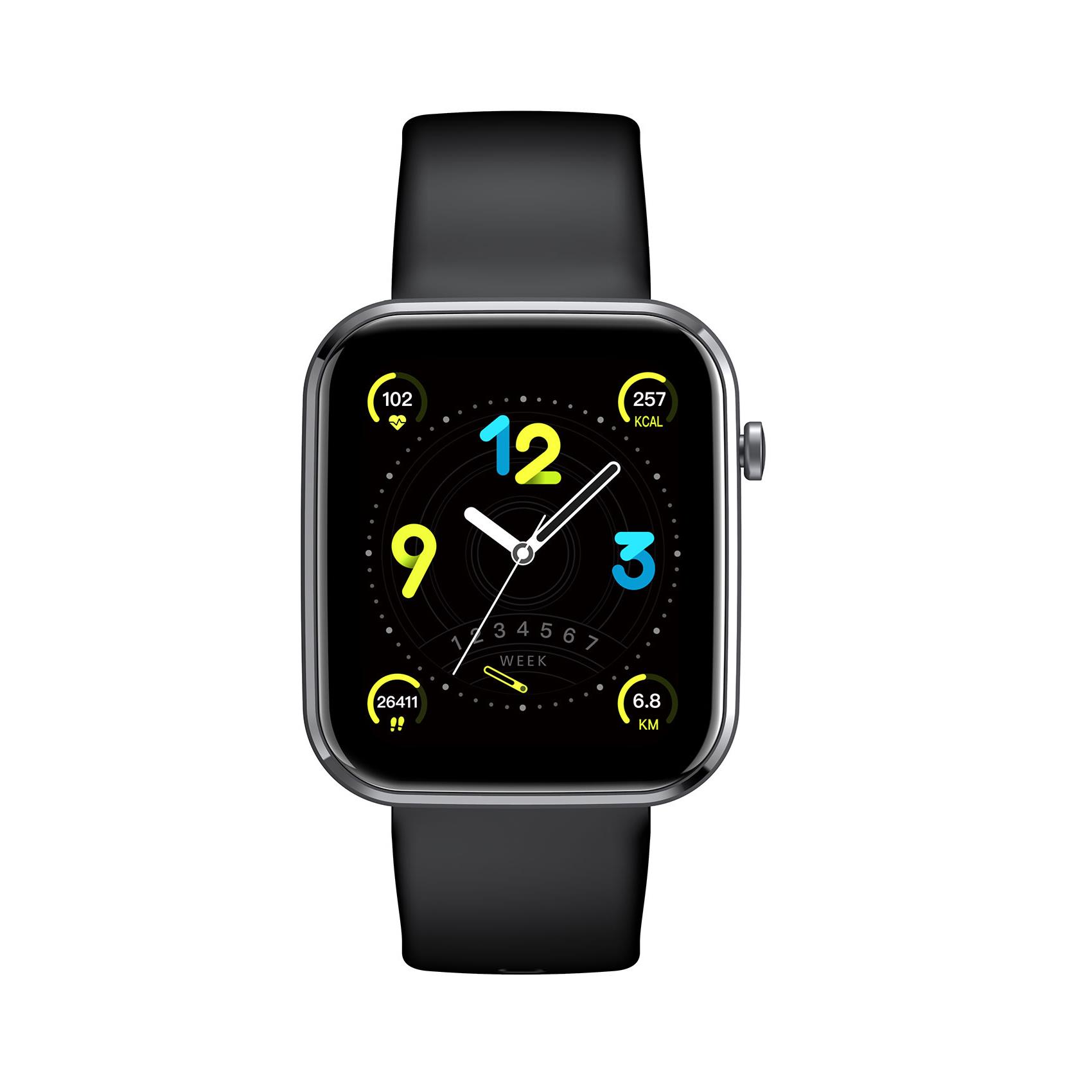 CELLY TRAINER SMARTWATCH SQUARE BLACK TRAINERWATCHBK