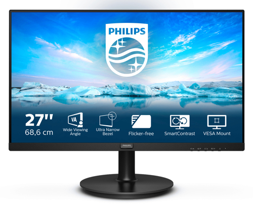 PHILIPS MONITOR 27 LED VA 16:9 FHD, 4MS 250 CDM, VGA/HDMI  TS 271V8L/00