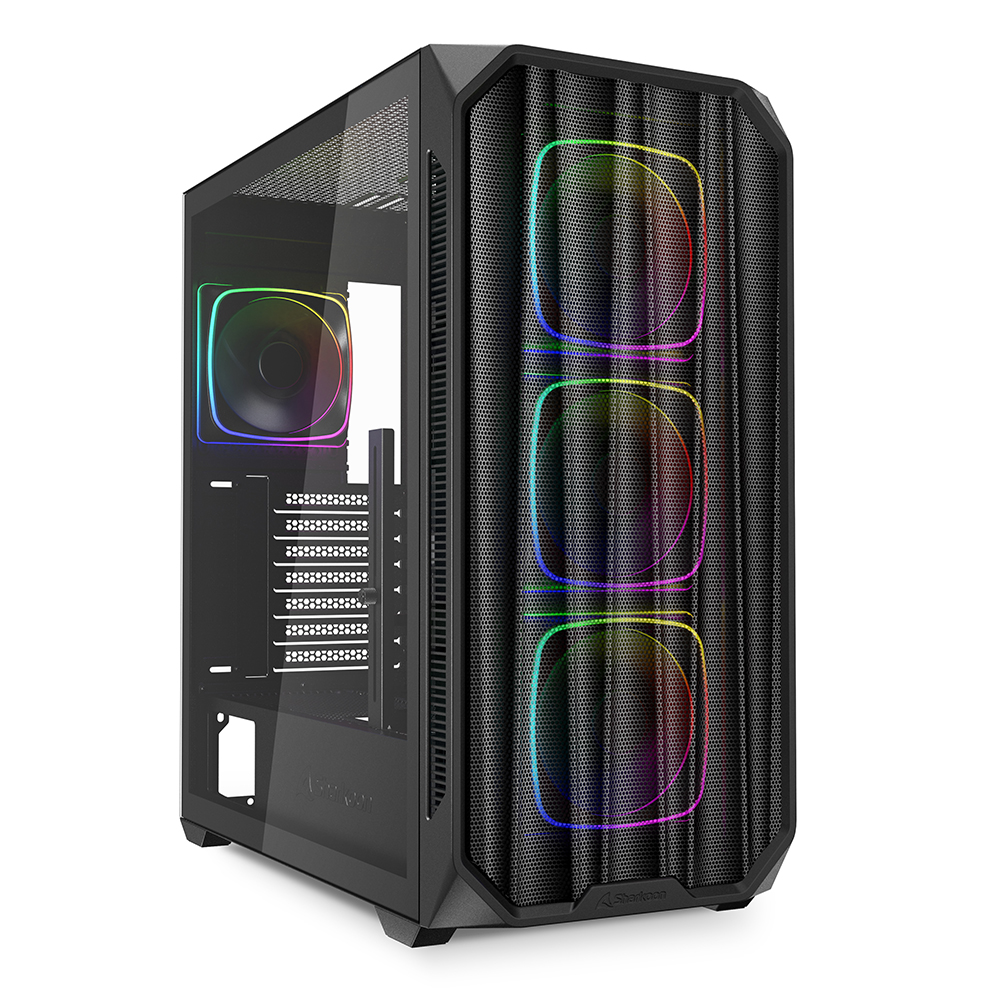 SHARKOON CASE AK5M RGB ATX BLACK AK5M RGB ATX BLACK