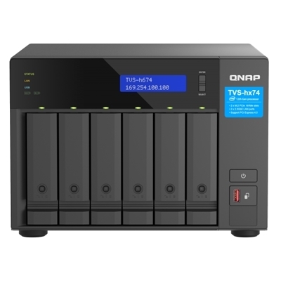 QNAP 6-BAY QUTS HERO NAS 32GB TVS-H674-I5-32G