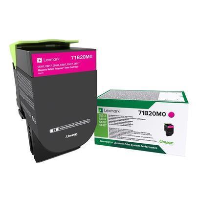 LEXMARK CS/CX317 RETURN MAGENTA 2.3K 71B20M0