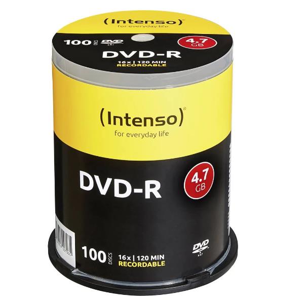 INTENSO DVD-R 4.7GB 16X SPINDLE 100PZ. 4101156