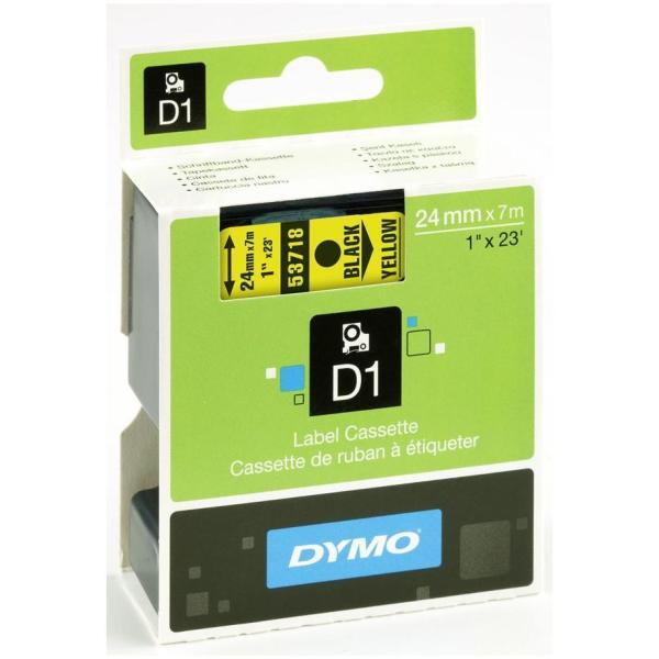 DYMO NASTRO D1 24MMX7M NERO/GIALLO S0720980A