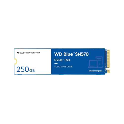 Western digital WD BLUE SN570 SSD M.2 2280 NVME 3.0 250GB WDS250G3B0C