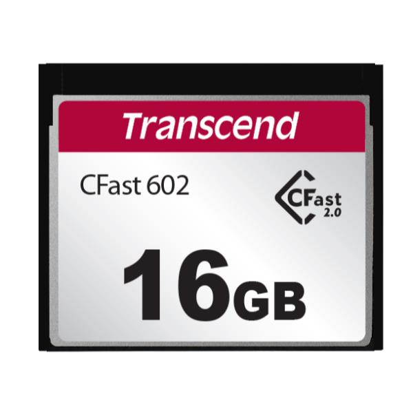 TRANSCEND 16GB CFAST CARD SATA3 MLC  WD-15 TS16GCFX602