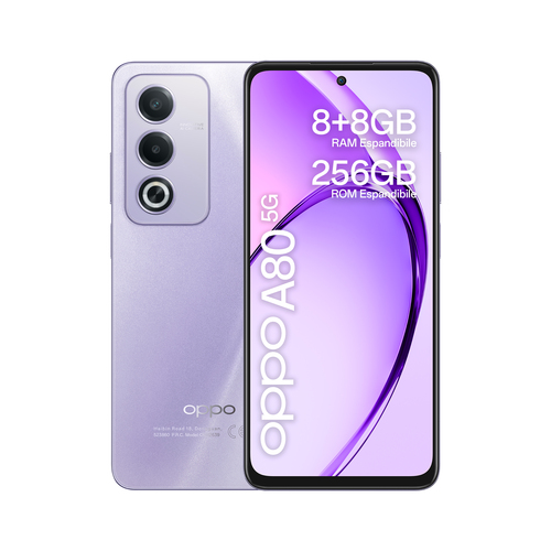 OPPO A80 256GB 8GB 5G MOONLIGHT PURPLE OPA80P