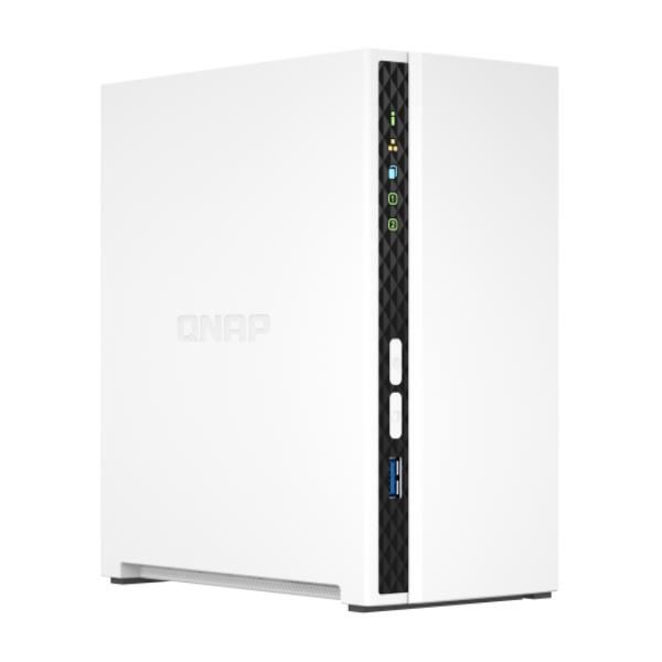 Qnap 2 BAY ARM 4C 2.0GHZ  2 X SATA 3.5 2.5  2GB RAM TS-233