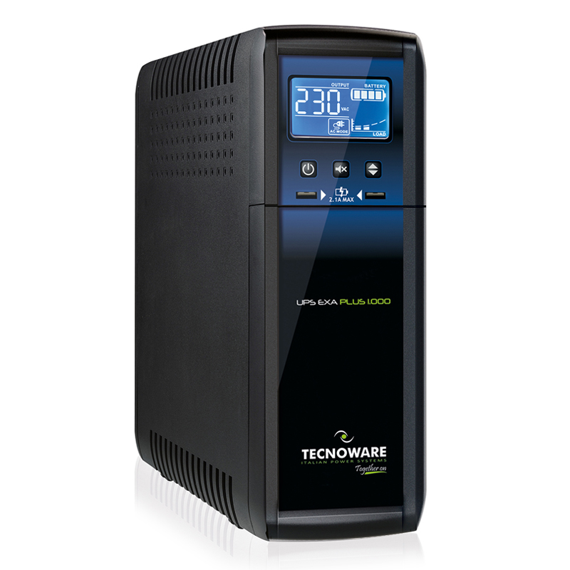 TECNOWARE UPS EXA PLUS 1100 IEC TOGETHER ON FGCEXAPL1102IEC ex FGCEXAPL1002IEC