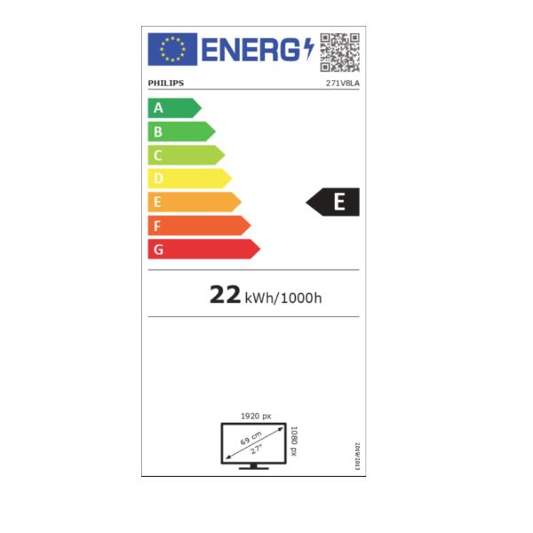 Philips 27 GAMING ADAPTIVE SYNC 75HZ VA LED HDMI VGA 271V8LA/00