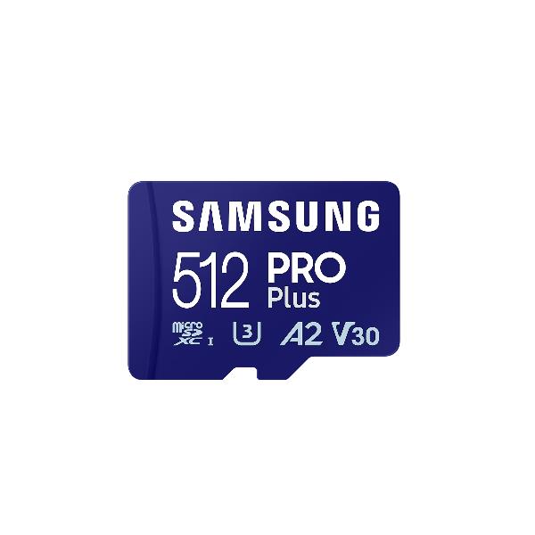 SAMSUNG MICRO SD 512GB XC CLASSE U3 A2 MB-MD512SA/EU