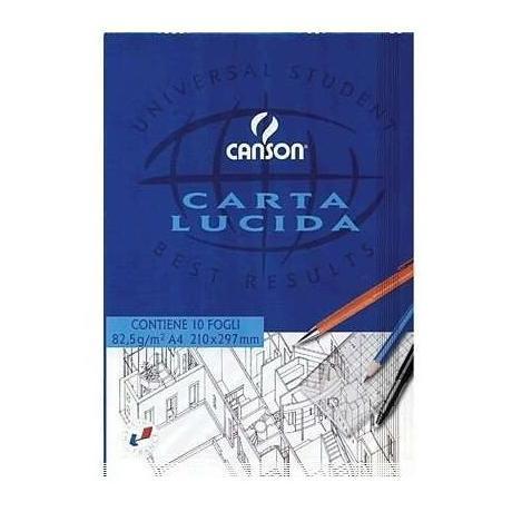 CANSON CF25BLOCCO CARTA LUCIDA 23X33CM 80G C200005826