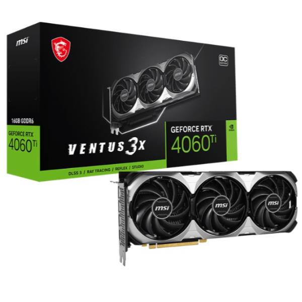 Msi GEFORCE RTX 4060 TI VENTUS 3X 16G OC RTX 4060 TI VENTUS 3X 16G OC