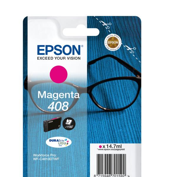 EPSON MAGENTA 408 DURABRITE ULTRA INK C13T09J34010