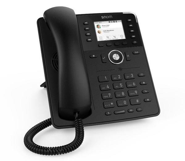 SNOM TELEFONO D735 W/O PS BLACK 00004389