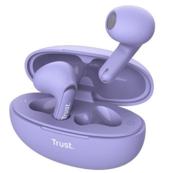 TRUST YAVI BT ENC EARPHONES PURPLE 25299