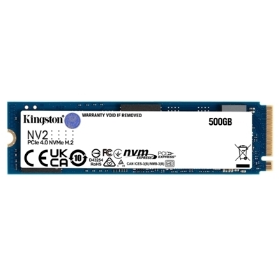 KINGSTON 500G NV2 M.2 2280 NVME SSD SNV2S/500G