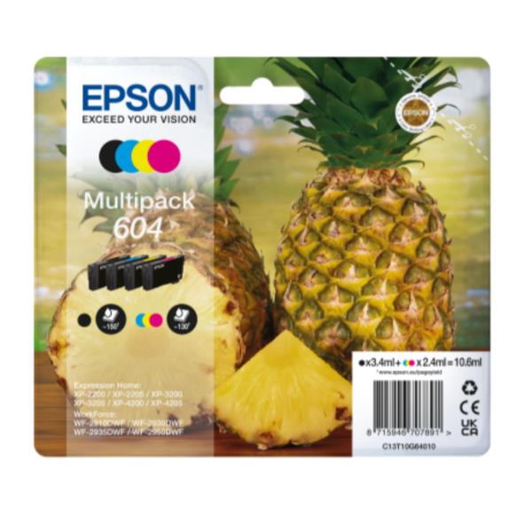 EPSON MULTIPACK 4-COLOURS 604 ANANAS C13T10G64510