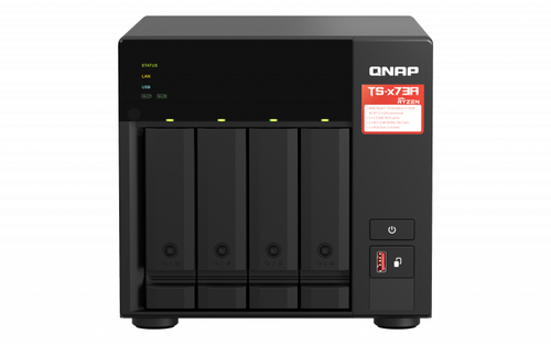 Image of Qnap QNAP NAS 4 BAIE AMD V1500B QC 2.2GHZ 8GB DDR4 TS-473A-8G063