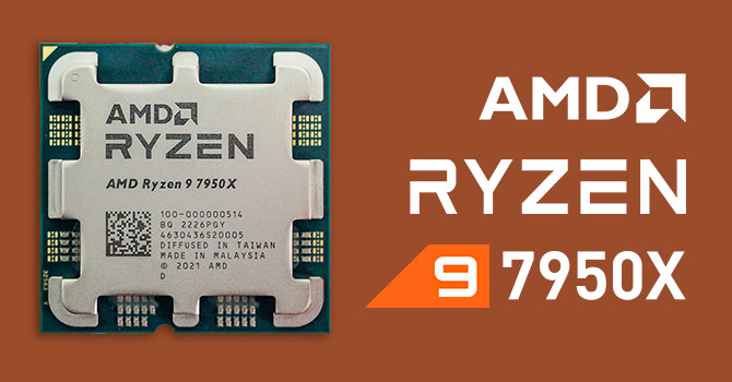 AMD CPU RYZEN 9, 7950X, AM5, 4.50GHz 16 CORE, CACHE 64MB, 170W, WOF 100-100000514WOF