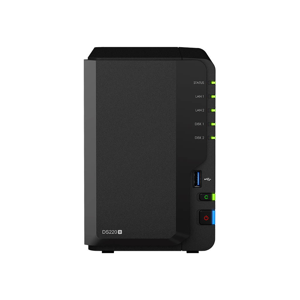 SYNOLOGY NAS TOWER 2BAY 2.5/3.5 SSD/HDD INTEL CELERON J4125 2GB DDR4 (UP TO 6GB), 2X RJ-45 1GBE, 2 DS224+ ex DS220+