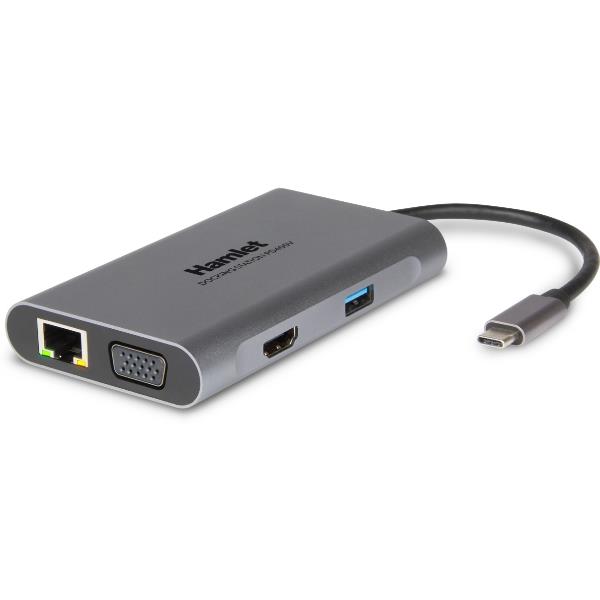 HAMLET DOCKING STATION USB-C PD400V 60W HDKC-PD400V