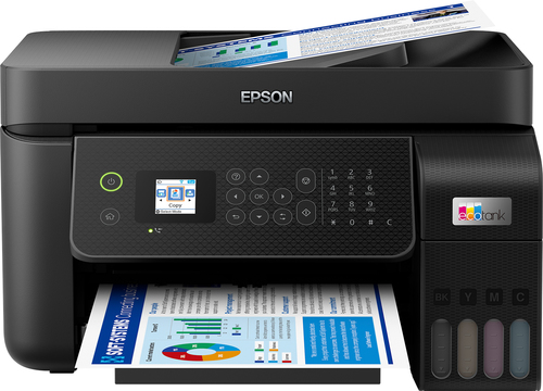 EPSON MULTIF. INK A4 COLORE, ECOTANK ET-4800, 33PPM, ADF, FRONTE/RETRO MANUALE, USB/LAN/WIFI, 4 IN 1 C11CJ65402