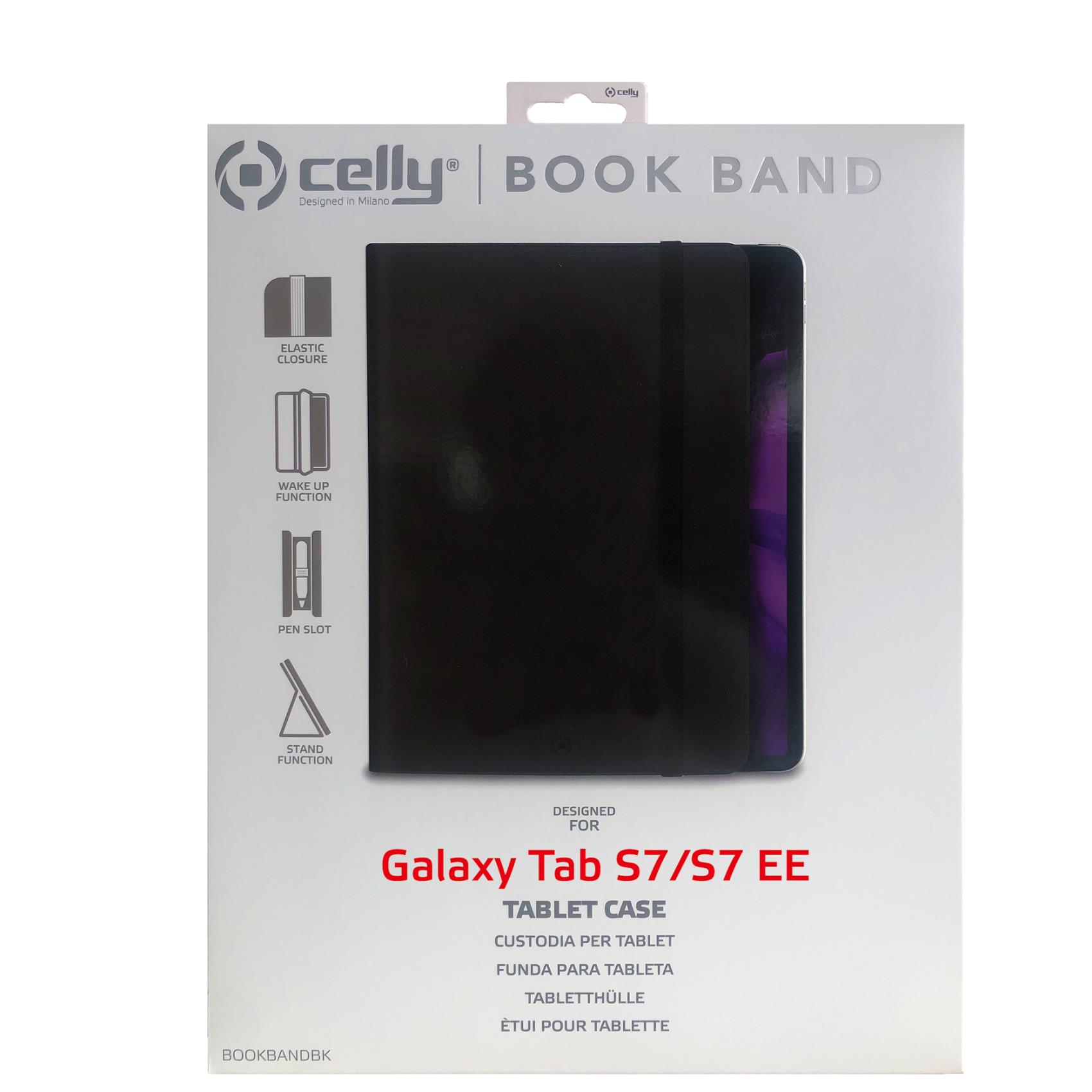 CELLY BOOKLET GALAXY TAB S7/S7 EE/S8 BOOKBAND04