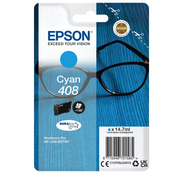 EPSON CYAN 408 DURABRITE ULTRA INK C13T09J24010