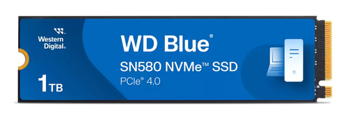 WD SSD BLUE SN580 1TB M2 NVME PCI-E 4X4 4150/4150MB/S R/W WDS100T3B0E