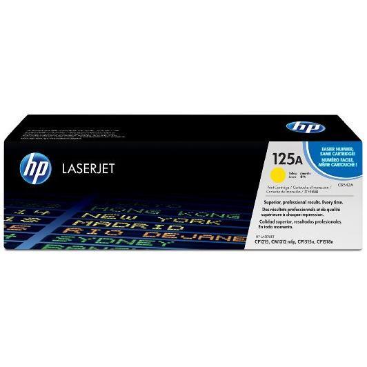 HP COLOR LASERJ YELLOW PRINT CARTRIDG CB542A