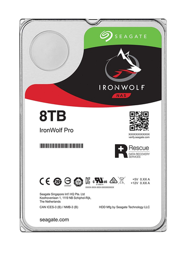 SEAGATE HDD IRONWOLF 8TB 3.5 7200RPM SATA 6GB/S BUFFER 256MB ST8000VN004