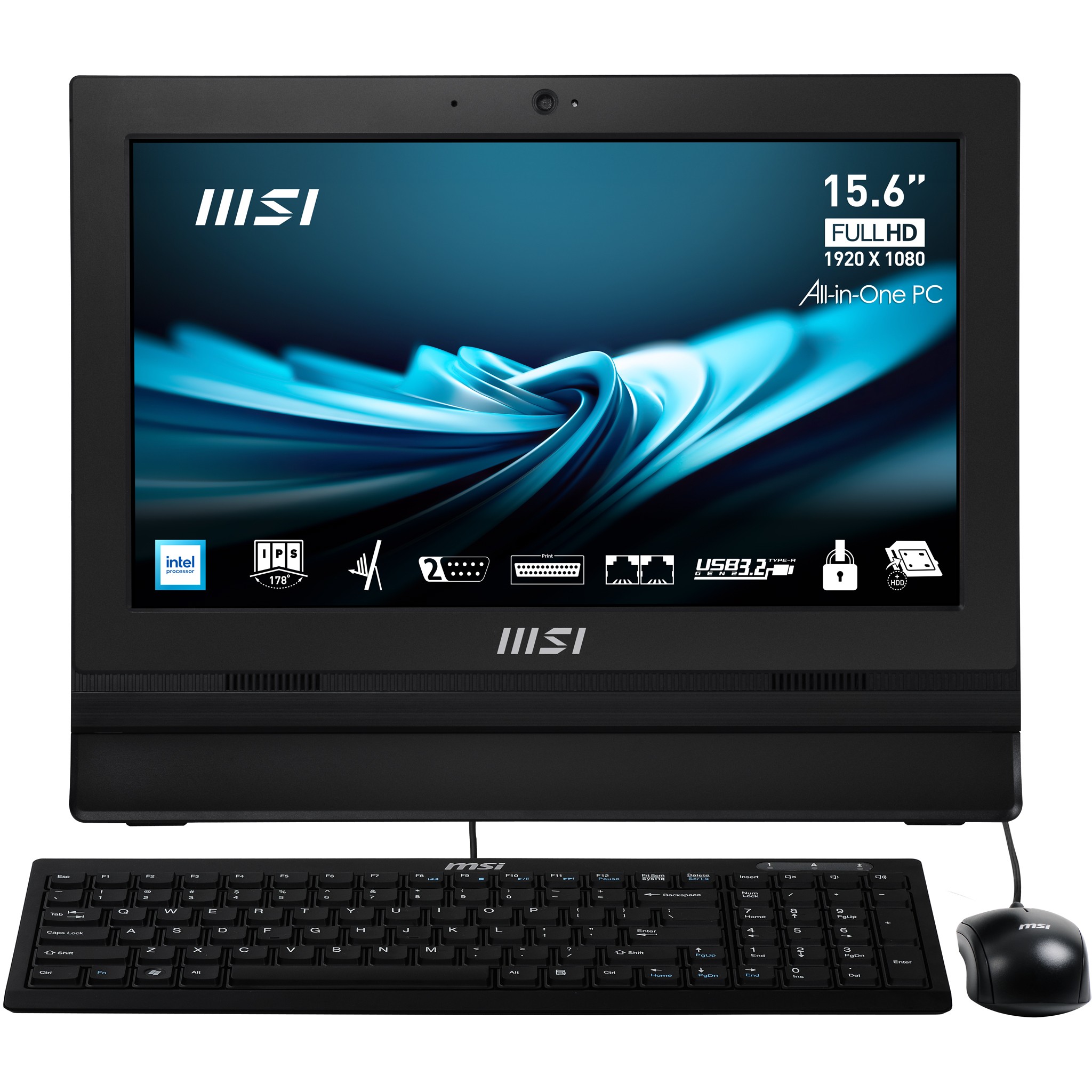 Msi AIO MSI N100 4GB 128GB 15.6FHD WIN11PRO BLACK PRO AP162T ADL-005IT