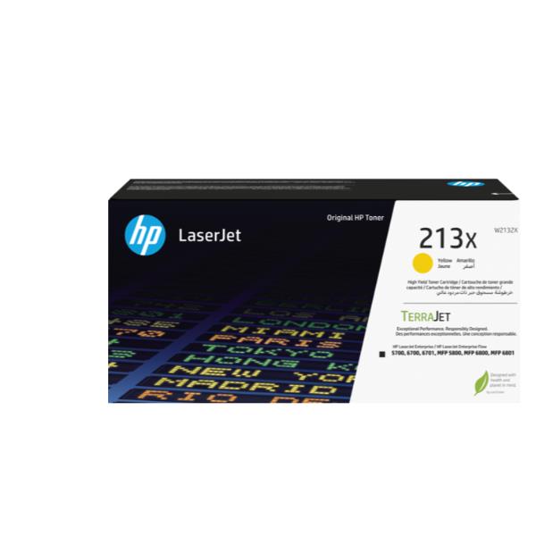 HP TONER ORIGINALE GIALLO 213X W2132X