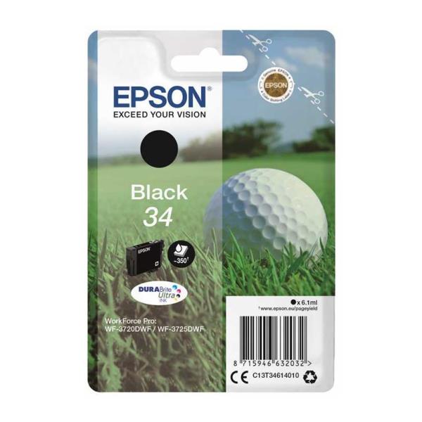 EPSON CARTUCCIA NERO 34 PALLINA DA GOLF C13T34614010