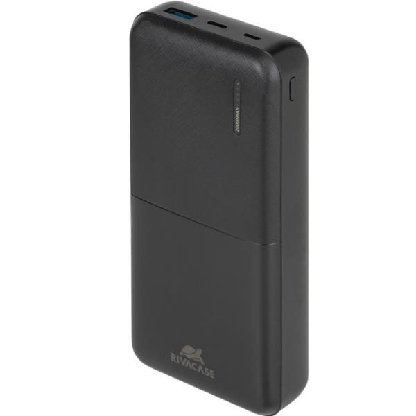 RIVACASE POWER BANK 20000 MAH NERA QC/PD 18W VA2571