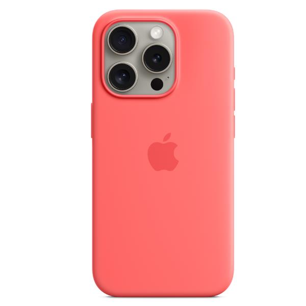 Image of APPLE IPHONE 15 PRO SI CASE GUAVA MT1G3ZM/A