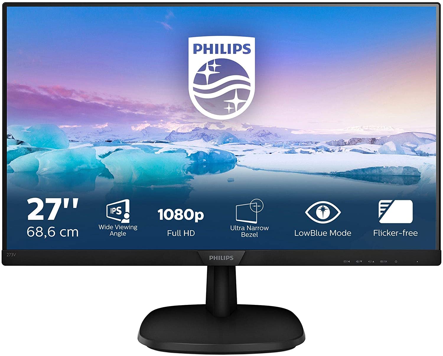 PHILIPS MONITOR 27 LED IPS 16:9 4MS 250CDM FHD VGA / HDMI MULTIMEDIALE TS 273V7QJAB