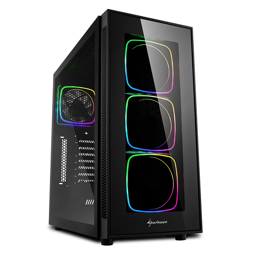 SHARKOON CASE TG6 RGB, ATX, 7 SLOTS EXPANSION, 3 USB 3.0, 2 USB 2.0, DRIVE BAY DA 2,5/3,5 TG6 RGB