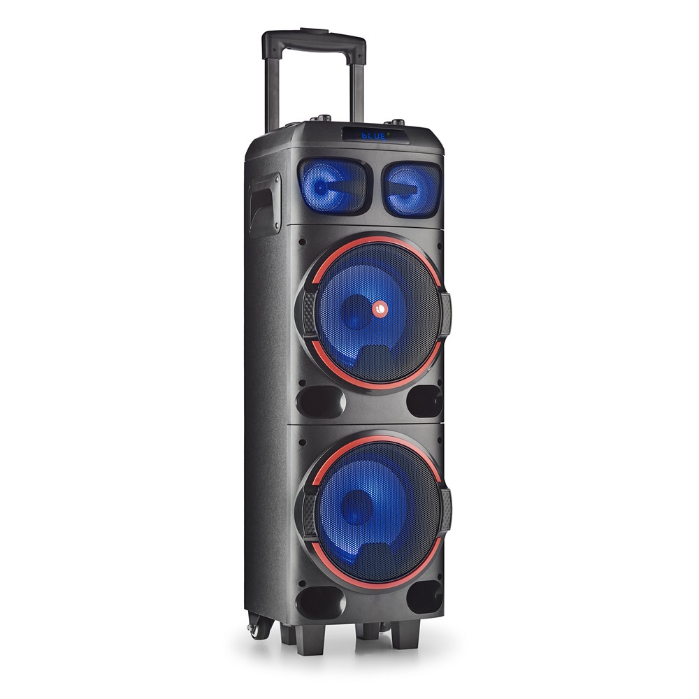 NGS STRUMENTAZIONE DA DJ BLUETOOTH, 300W - TRASPORTABILE CON RUOTE, INGRESSI AUDIO MICRO SD, USB, A